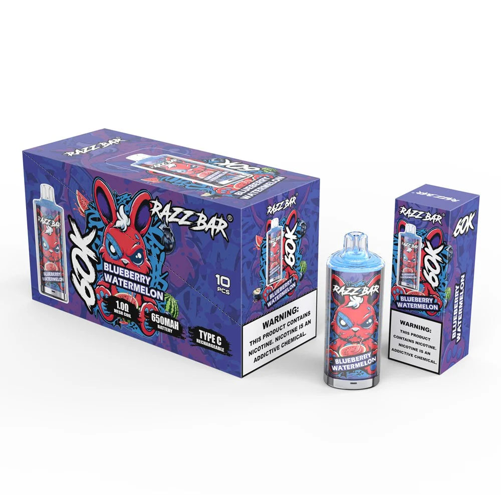Razz Bar 60K – 60.000 Puffs Recargable USB-C
